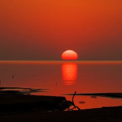 Ocaso en Ansenuza